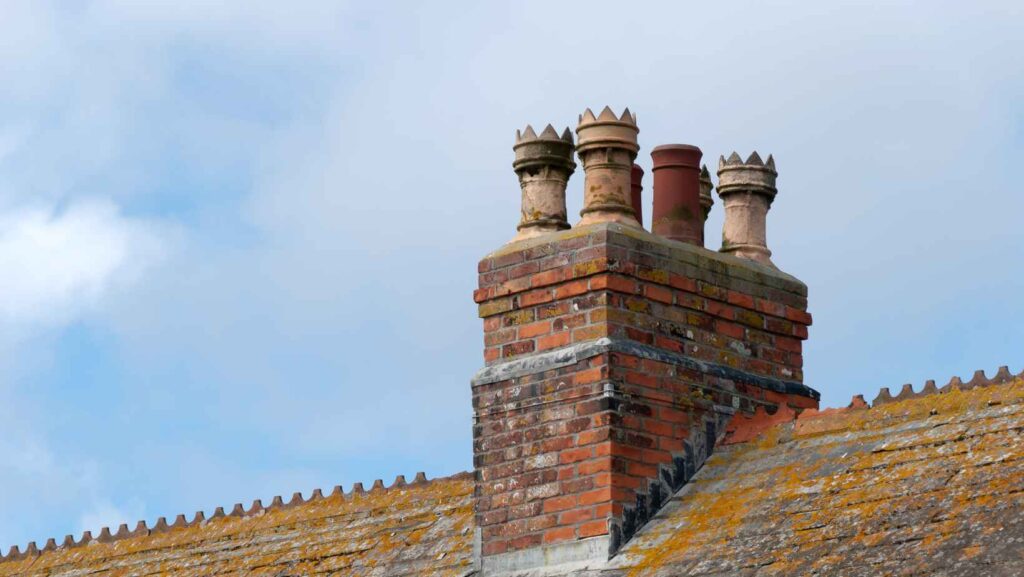 chimney with several crowns